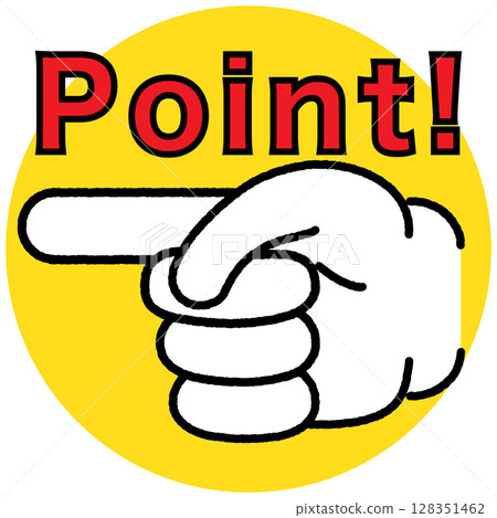 Index finger point finger Index finger point finger 128351462