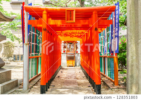 大阪市天王寺區東高津町、東高津宮、雪江社、岩船稻荷神社 大阪市天王寺區東高津町、東高津宮、雪江社、岩船稻荷神社 128351803