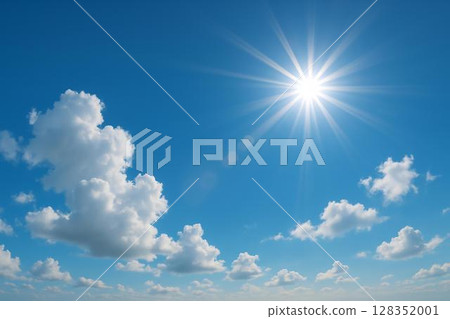 Sunny blue sky image Sunny blue sky image 128352001