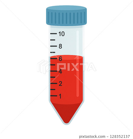 Centrifuge tube illustration 128352137