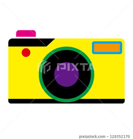 Simple and flat digital camera Simple and flat digital camera 128352170