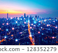 Network floating in the city 128352279