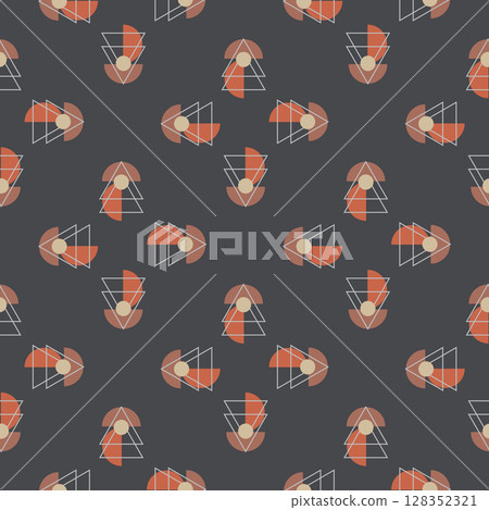 Textile motif seamless pattern. Abstract line shape geometric motif basic pattern continuous background. Man shirt all over print block. Textile motif seamless pattern. Abstract line shape geometric motif basic pattern continuous background. Man shirt all over print block. 128352321