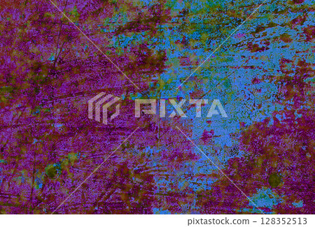 深紫色和淺藍色的牆壁 128352513