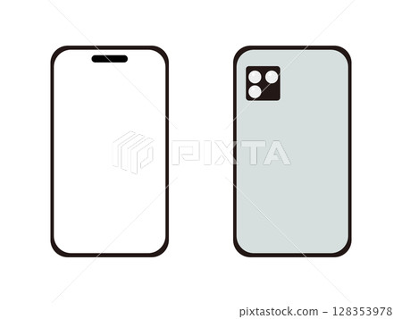 一組智慧型手機圖示插圖 一組智慧型手機圖示插圖 128353978