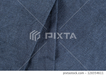Macro Texture Cotton Fabric With A Slight Addition Of Lycra 128354611