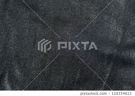 Real Leather Surface Close-Up with Abstract Texture. Space for Text Real Leather Surface Close-Up with Abstract Texture. Space for Text 128354621