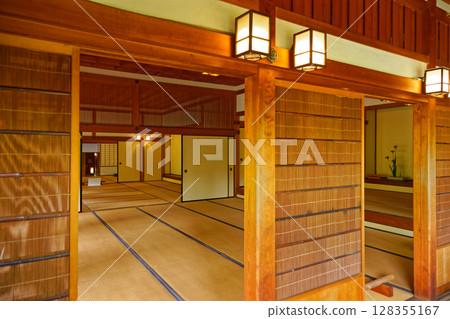 Kokura Castle Garden, Shoin Building, Japanese-style Room 128355167
