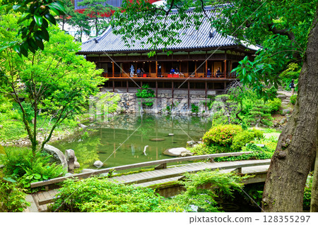 Kokura Castle Garden, Shoin Building, Japanese-style Room 128355297