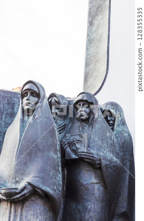 07.07.2025- Minsk, Belarus - The Island of tears memorial complex dedicated to Belarusian soldiers who died during the Soviet-Afghan War. 128355335