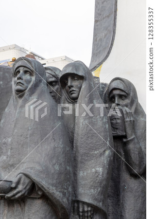 07.07.2025- Minsk, Belarus - The Island of tears memorial complex dedicated to Belarusian soldiers who died during the Soviet-Afghan War. 128355337