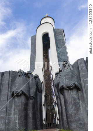 07.07.2025- Minsk, Belarus - The Island of tears memorial complex dedicated to Belarusian soldiers who died during the Soviet-Afghan War. 128355340