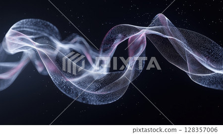捕捉黑暗中光粒子流動的抽象藝術 128357006