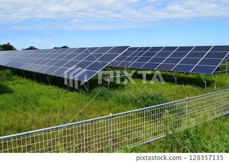 太陽能電池板自然能源 128357135