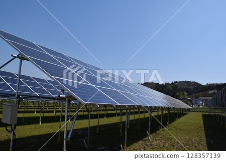 太陽能電池板自然能源 128357139