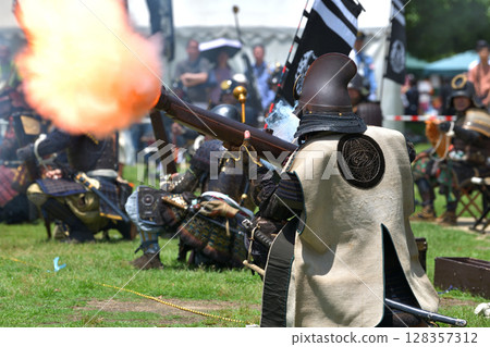 岡山城炮術 古代火砲示範 明石公園土岐週 128357312