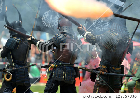 Okayama Castle Rifle Corps: Traditional Gunnery Demonstration, Akashi Park, Time Week 128357336