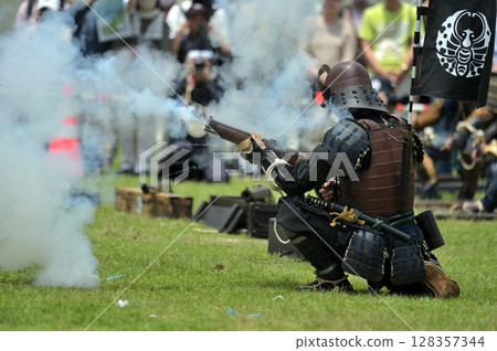 岡山城炮術 古代火砲示範 明石公園土岐週 128357344