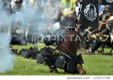 岡山城炮術 古代火砲示範 明石公園土岐週 128357346