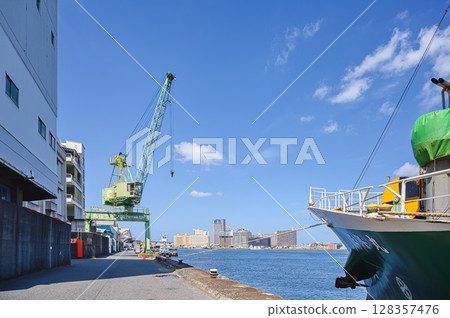 Port scenery Port scenery 128357476
