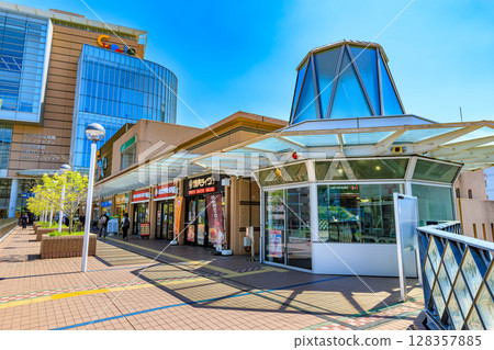 Saitama Prefecture, Kawaguchi City, Kawaguchi Station East Exit Cityscape, Kawaguchi Cupola 128357885