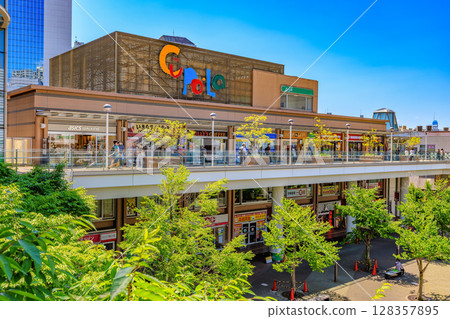 Saitama Prefecture, Kawaguchi City, Kawaguchi Station East Exit Cityscape, Kawaguchi Cupola 128357895