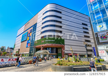 Saitama Prefecture, Kawaguchi City, Kawaguchi Station East Exit Cityscape, Lala Terrace Kawaguchi 128357915
