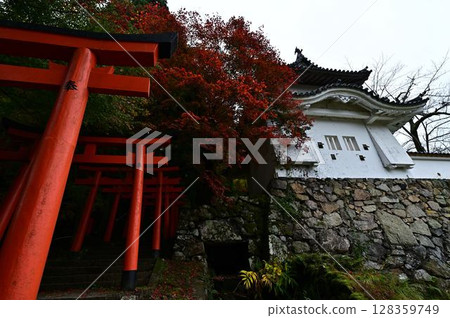 出石城的秋葉 128359749