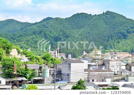 Cityscape view: View from the grounds of Sengen Shrine, Katayama Park, Sano City, Tochigi Prefecture 128359900