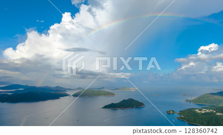 Rainbow Port Shelter, Nature Palette in Sai Kung Rainbow Port Shelter, Nature Palette in Sai Kung 128360742