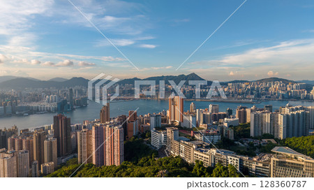 June 24 2025 Tai Hang Urban Neighborhood Residential Hillside View Hong Kong June 24 2025 Tai Hang Urban Neighborhood Residential Hillside View Hong Kong 128360787