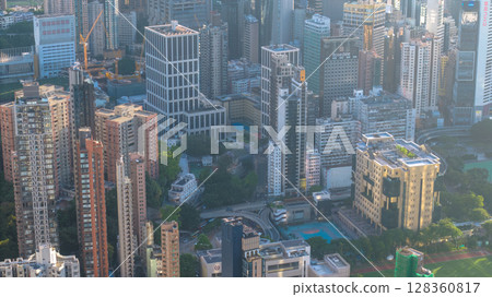 June 24 2025 Causeway Bay Busy Shopping District Urban Cityscape Hong Kong 128360817