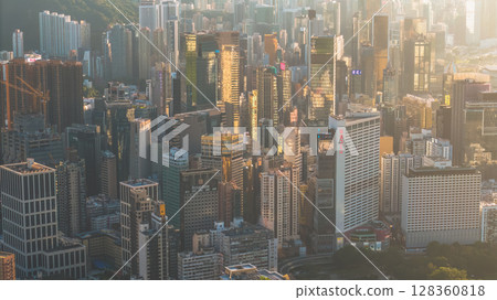 June 24 2025 Causeway Bay Busy Shopping District Urban Cityscape Hong Kong 128360818