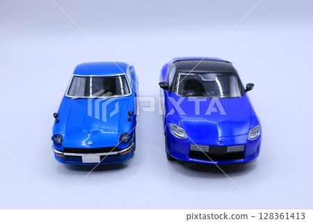 藍色國產跑車（微型車）影像 128361413