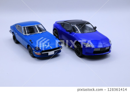 藍色國產跑車（微型車）影像 128361414