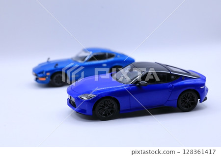 藍色國產跑車(微型車)影像 藍色國產跑車(微型車)影像 128361417