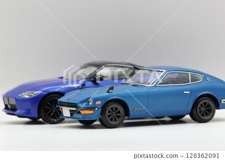 藍色國產跑車（微型車）影像 128362091