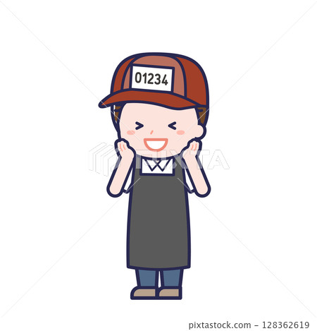 Fishmonger / Diagonal / Male 21 Fishmonger / Diagonal / Male 21 128362619