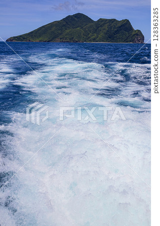 釜山島：船頭景觀、蔚藍海景、南花 128363285