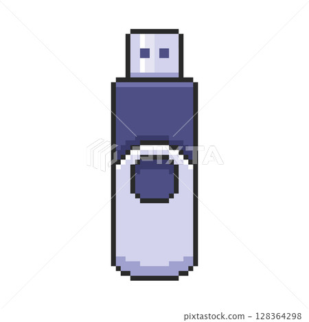 Pixel art Flash Drive game asset design 128364298