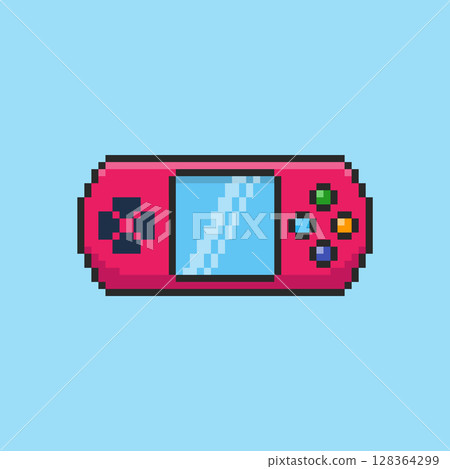 Pixel art Game Console game asset design Pixel art Game Console game asset design 128364299