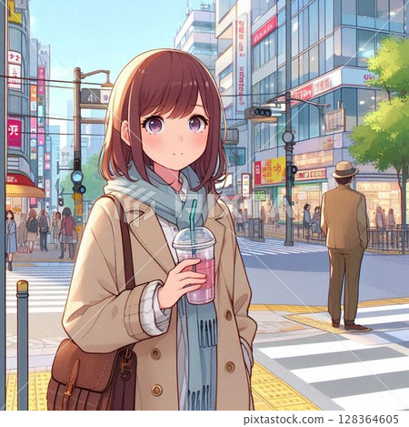 Beautiful girls on the street, street snaps, beautiful girls you see by chance Beautiful girls on the street, street snaps, beautiful girls you see by chance 128364605