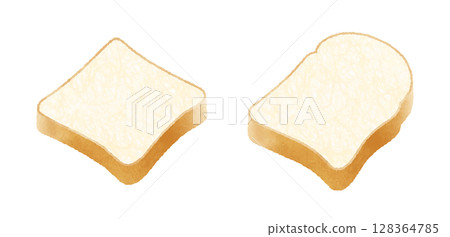 Plain bread  128364785