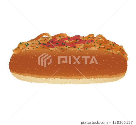 Yakisoba bread Yakisoba bread 128365137