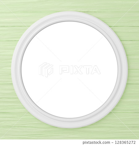 3D material_frame_round_yellow-green 3D material_frame_round_yellow-green 128365272