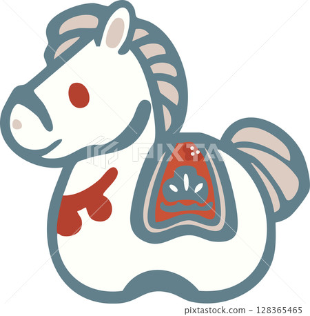 馬,動物,泥鈴,2026 年新年,新年賀卡材料,2026 年,馬年,馬,日式,現代,可愛,插圖 馬,動物,泥鈴,2026 年新年,新年賀卡材料,2026 年,馬年,馬,日式,現代,可愛,插圖 128365465