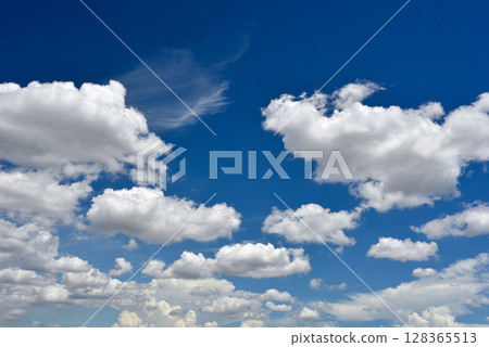 sky blue sky background material 128365513