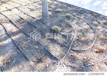 The layout of an irrigation system is crucial in effective landscaping design and maintenance The layout of an irrigation system is crucial in effective landscaping design and maintenance 128366545