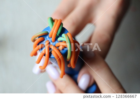 A Colorful Model Featuring Playful and Engaging Designs That Captivates Everyones Imagination 128366667