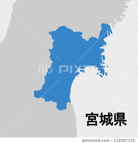 Map of Japan Miyagi Prefecture 128367128
